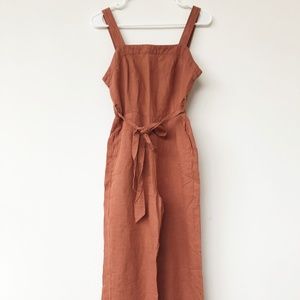 mo:vint June Linen Jumpsuit